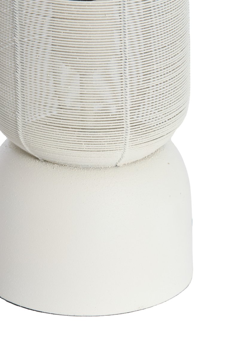 Witte cilindervormige tafellamp draad Light & Living Lezuza - Afbeelding 6