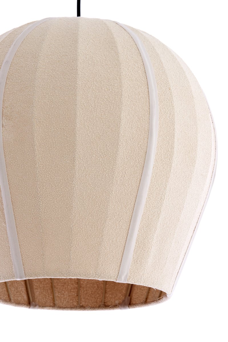 Zandkleurige stoffen hanglamp voor sfeer Light & Living Zagori - Afbeelding 5