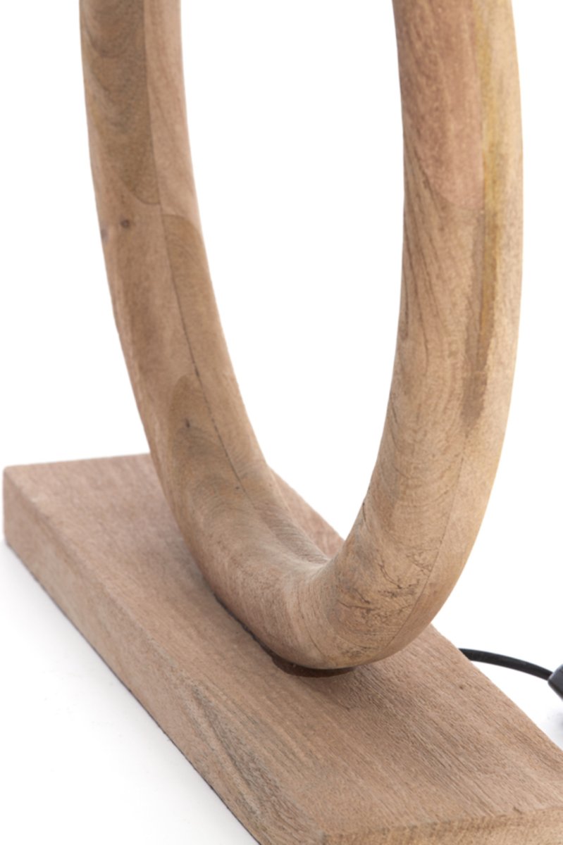 Houten lampvoet ringvormig Light & Living Nubia - Afbeelding 7