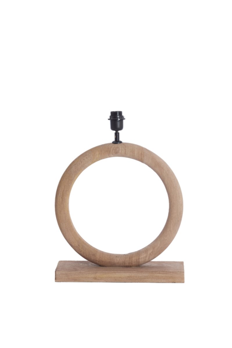Houten lampvoet ringvormig Light & Living Nubia - Afbeelding 3