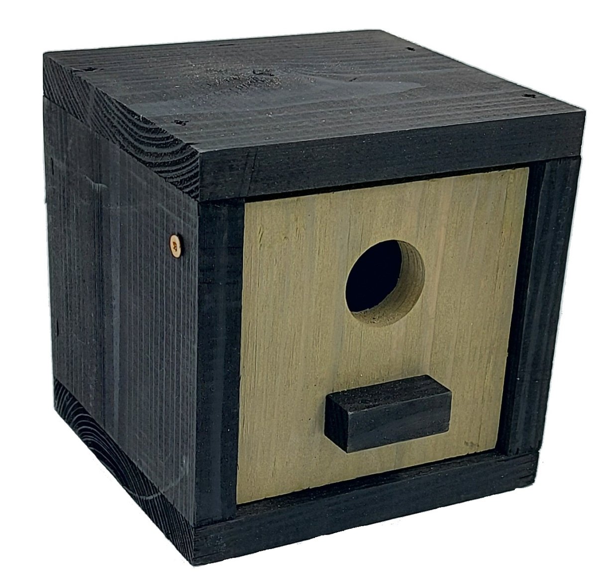Design Vogelhuisje Set 2 – Nestkast Zwart Grijs - Afbeelding 5