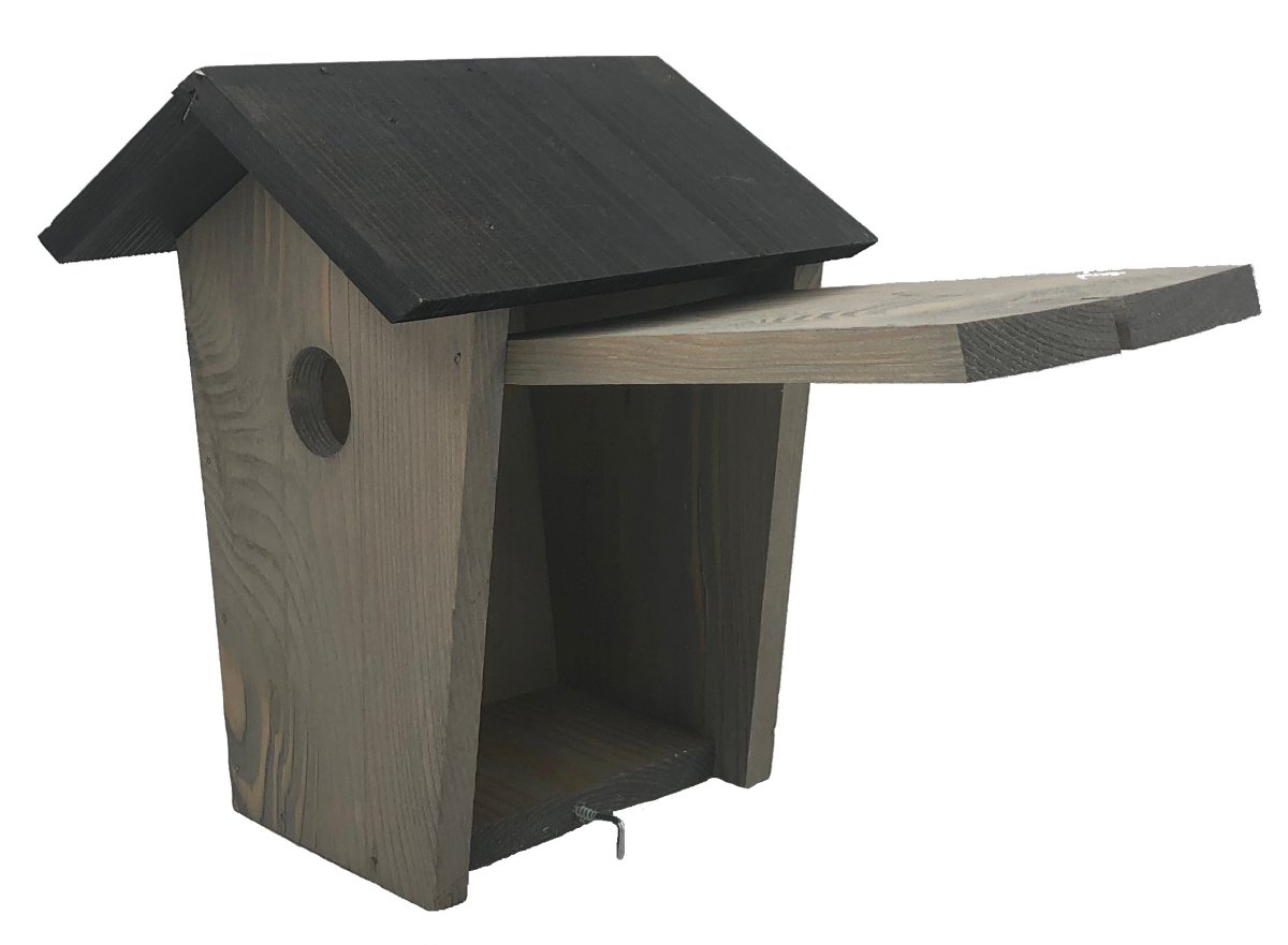 Vogelhuisje nestkast koolmees – duurzame set van 4 FSC houten nestkastjes Garden Spirit - Afbeelding 6