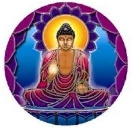 Raamsticker Boeddha Licht - Afbeelding 2