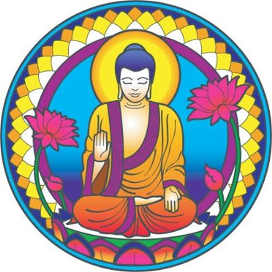 Raamsticker Boeddha Natuur - Afbeelding 2