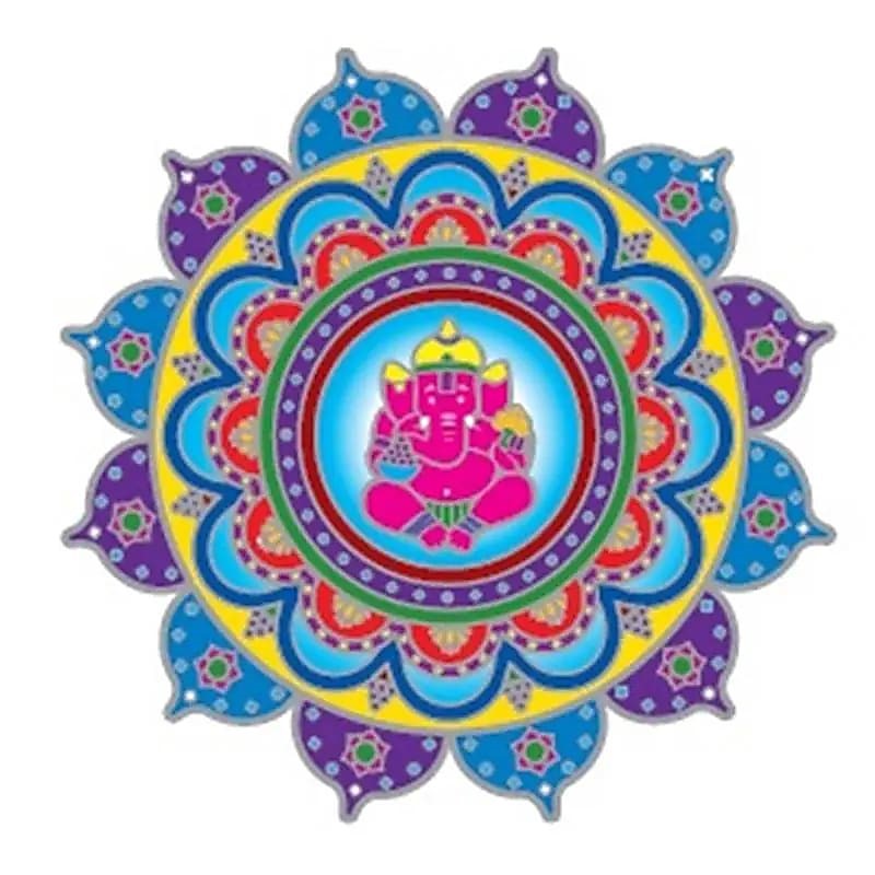 Raamsticker Ganesha - Afbeelding 2