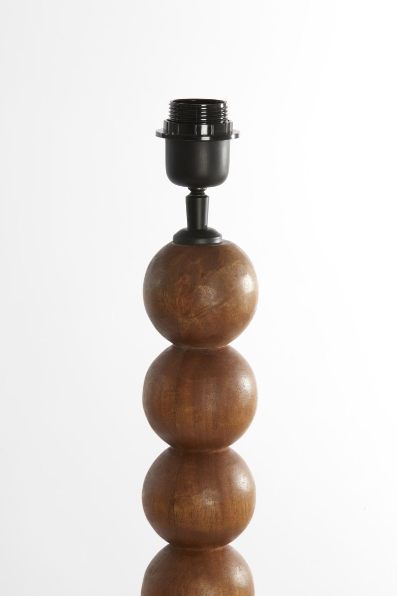 Houten lampvoet met boldesign Light & Living Veglio - Afbeelding 4
