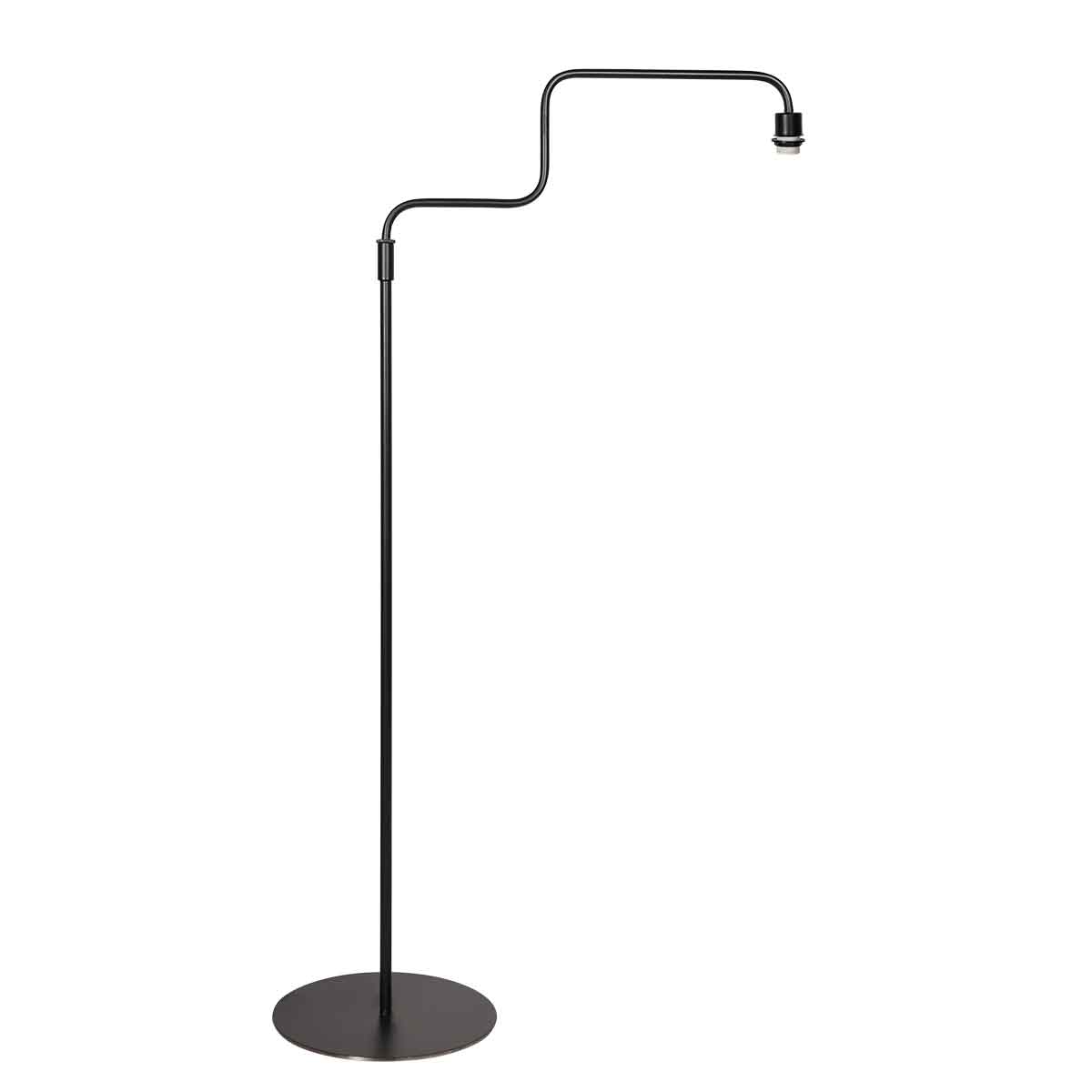 Zwarte vloerlamp trendy linnen kap Steinhauer Bloeba - Afbeelding 8