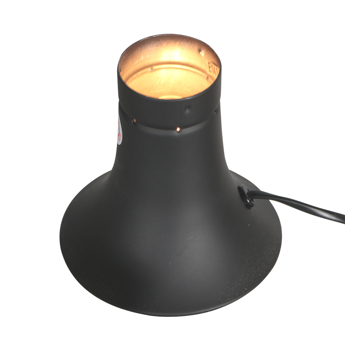 Zwarte glitter lavalamp Mexlite Volcan - Afbeelding 6