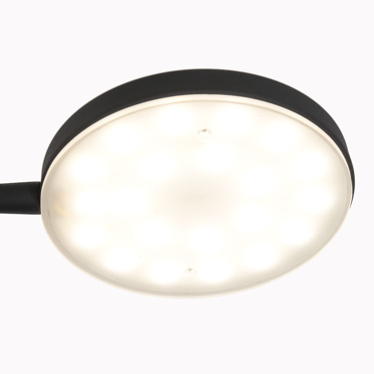 Zwarte verstelbare ronde vloerlamp Mexlite Platu - Afbeelding 7