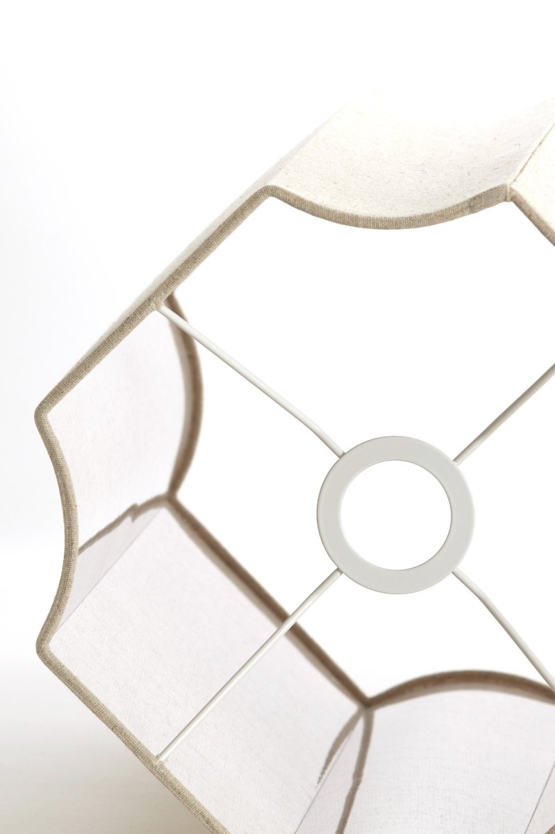 Crèmekleurige lampenkap zeshoekig Light & Living Dasli - Afbeelding 7