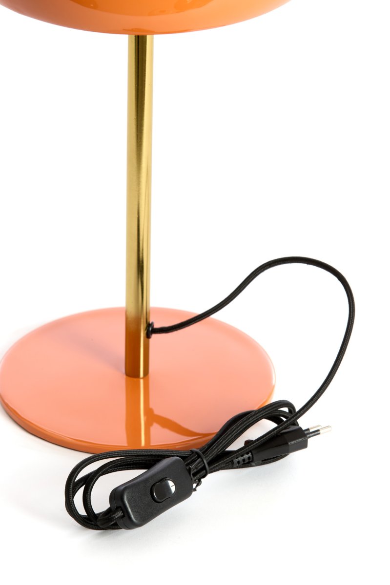 Oranje glanzende moderne tafellamp Light & Living Surin - Afbeelding 6