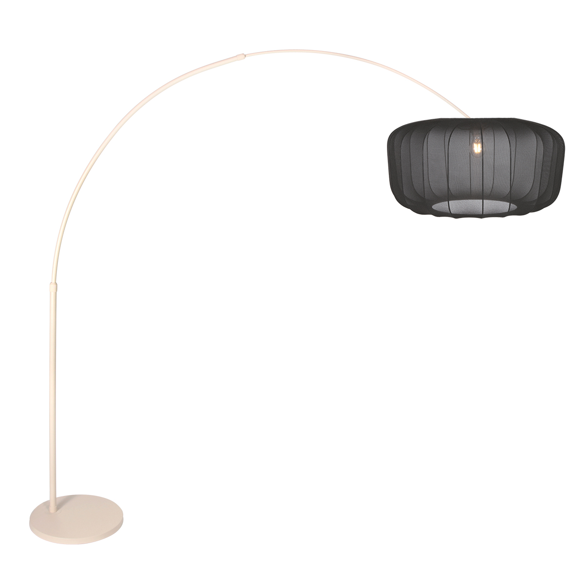 Elegante crème booglamp met bijpassende kap Steinhauer Sparkled Light - Afbeelding 3