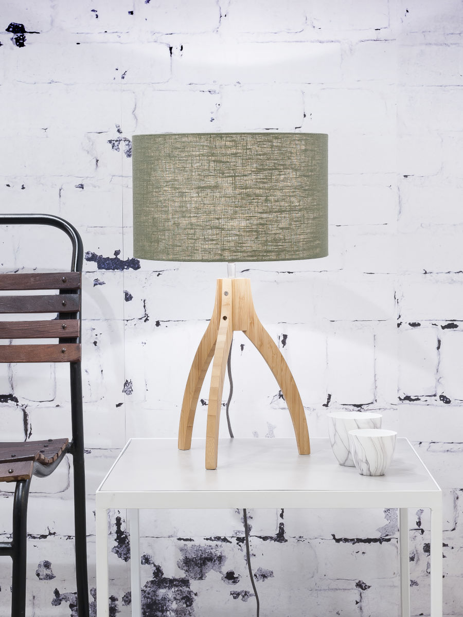 Groene tafellamp kruk hoog GOOD&MOJO Annapurna - Afbeelding 8