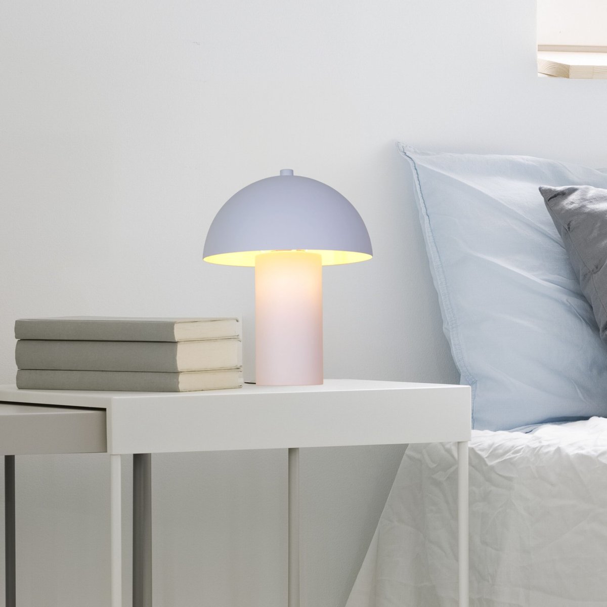 Mat witte tafellamp elegant en functioneel Bert - Afbeelding 4