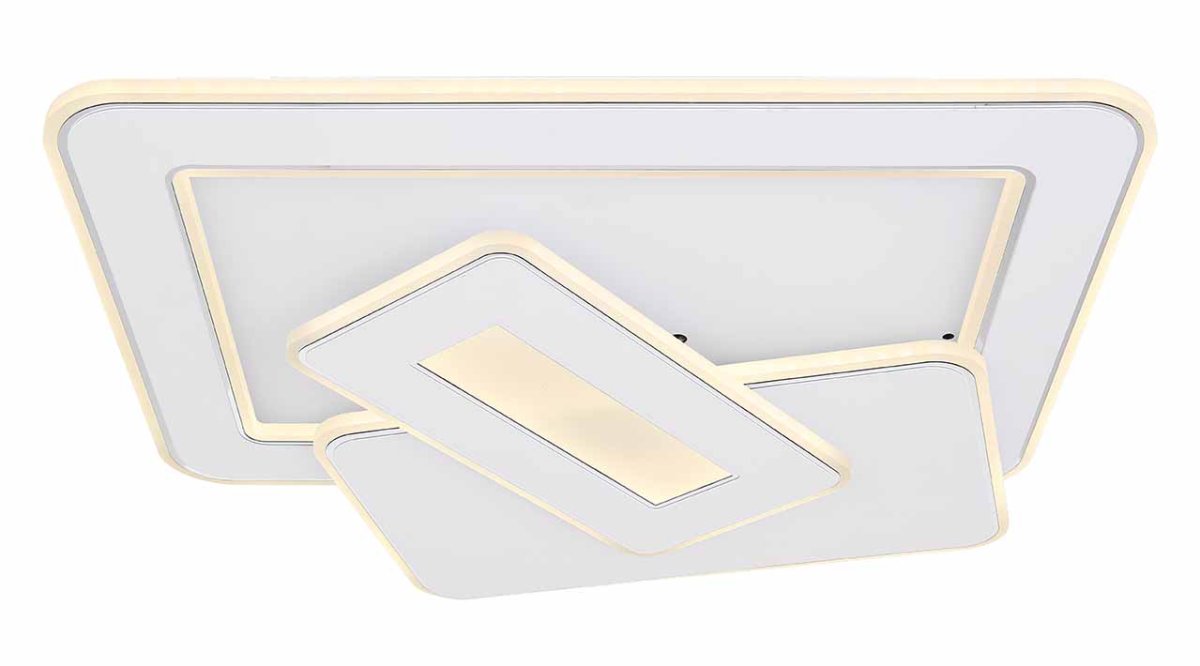 Hightech plafondlamp rechthoekconstructie wit Globo Kique - Afbeelding 3