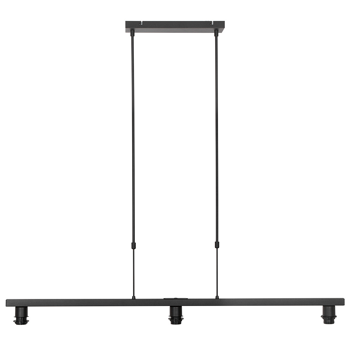 Moderne metalen zwarte hanglamp Steinhauer Stang - Afbeelding 3