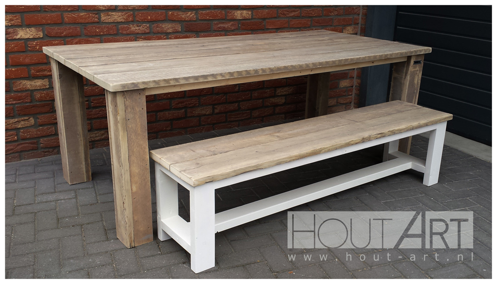 Tafel steigerhout - Afbeelding 4