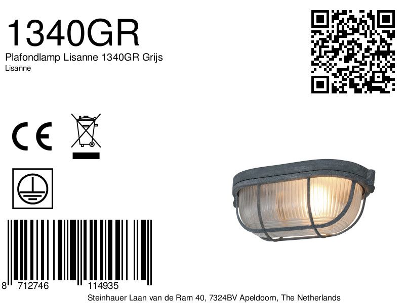 Industriële lamp Mexlite Lisanne - Afbeelding 8