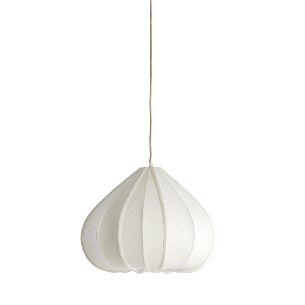 Japandi hanglamp peervorm wit Light & Living Zubeda - Afbeelding 2