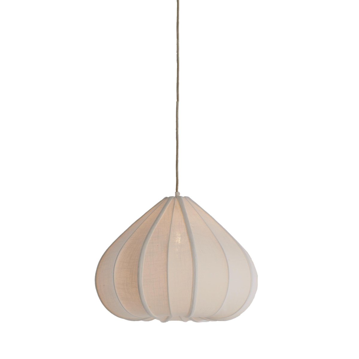 Japandi hanglamp peervorm wit Light & Living Zubeda - Afbeelding 9