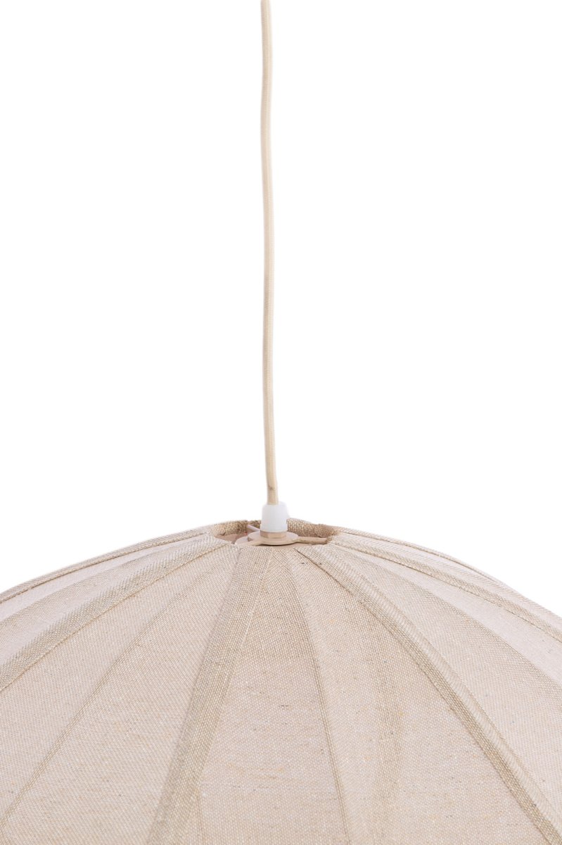 Beige stoffen hanglamp minimalistisch Light & Living Cesano - Afbeelding 9