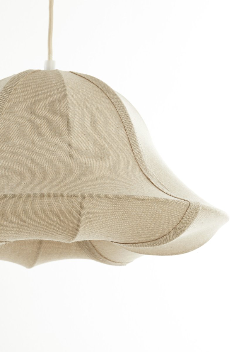 Compacte hanglamp textiel naturel Japandi Light & Living Iravelle - Afbeelding 6
