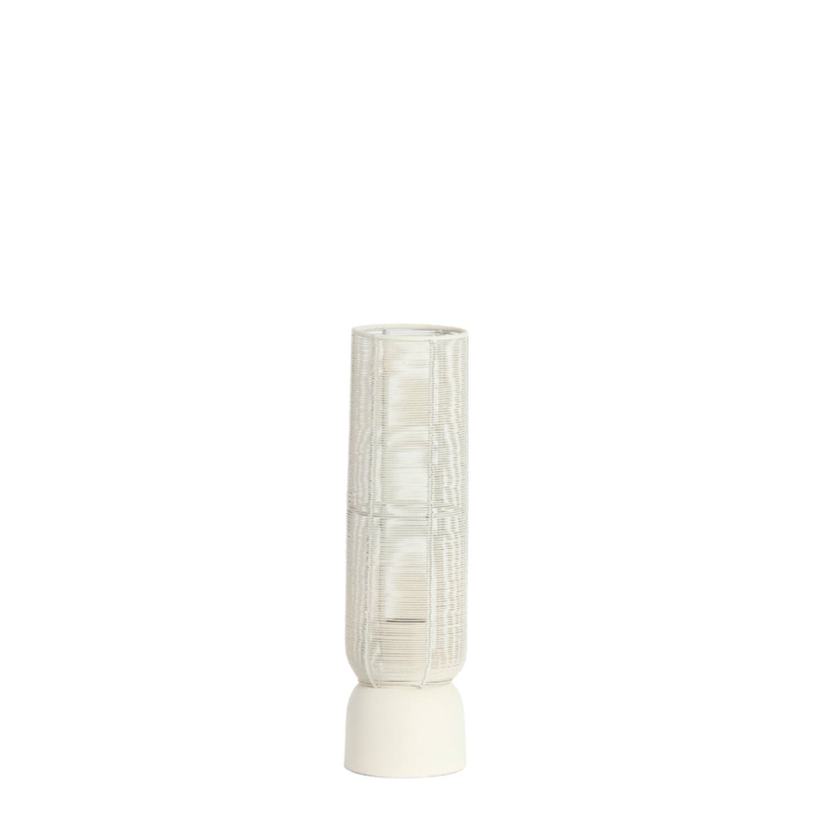 Witte cilindervormige tafellamp draad Light & Living Lezuza - Afbeelding 8