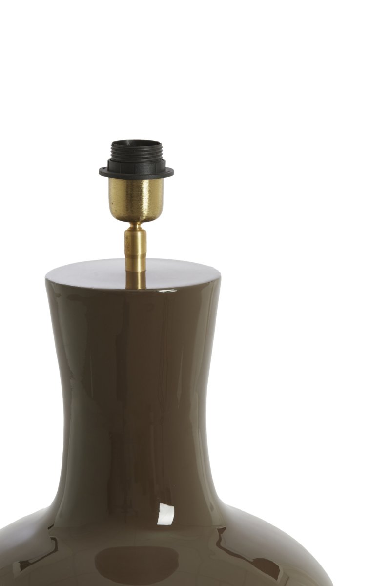 Tafellamp donkerbruin glans warm en stijlvol Light & Living Nana - Afbeelding 3