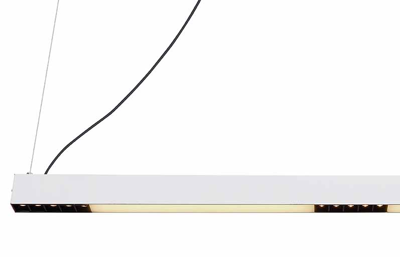Moderne witte aluminium hanglamp Globo Hodari - Afbeelding 4