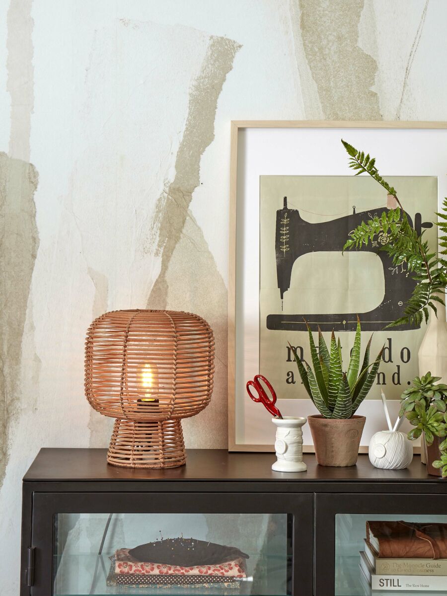 Bohemian naturel rotan tafellamp GOOD&MOJO Tanami - Afbeelding 3