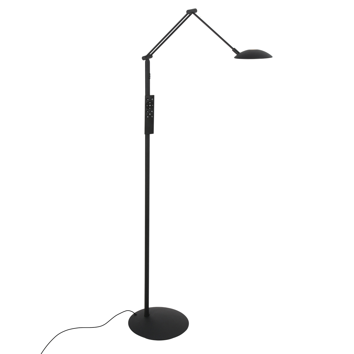 Zwarte leesvloerlamp met 3-punts arm Steinhauer Daphne 2 - Afbeelding 3