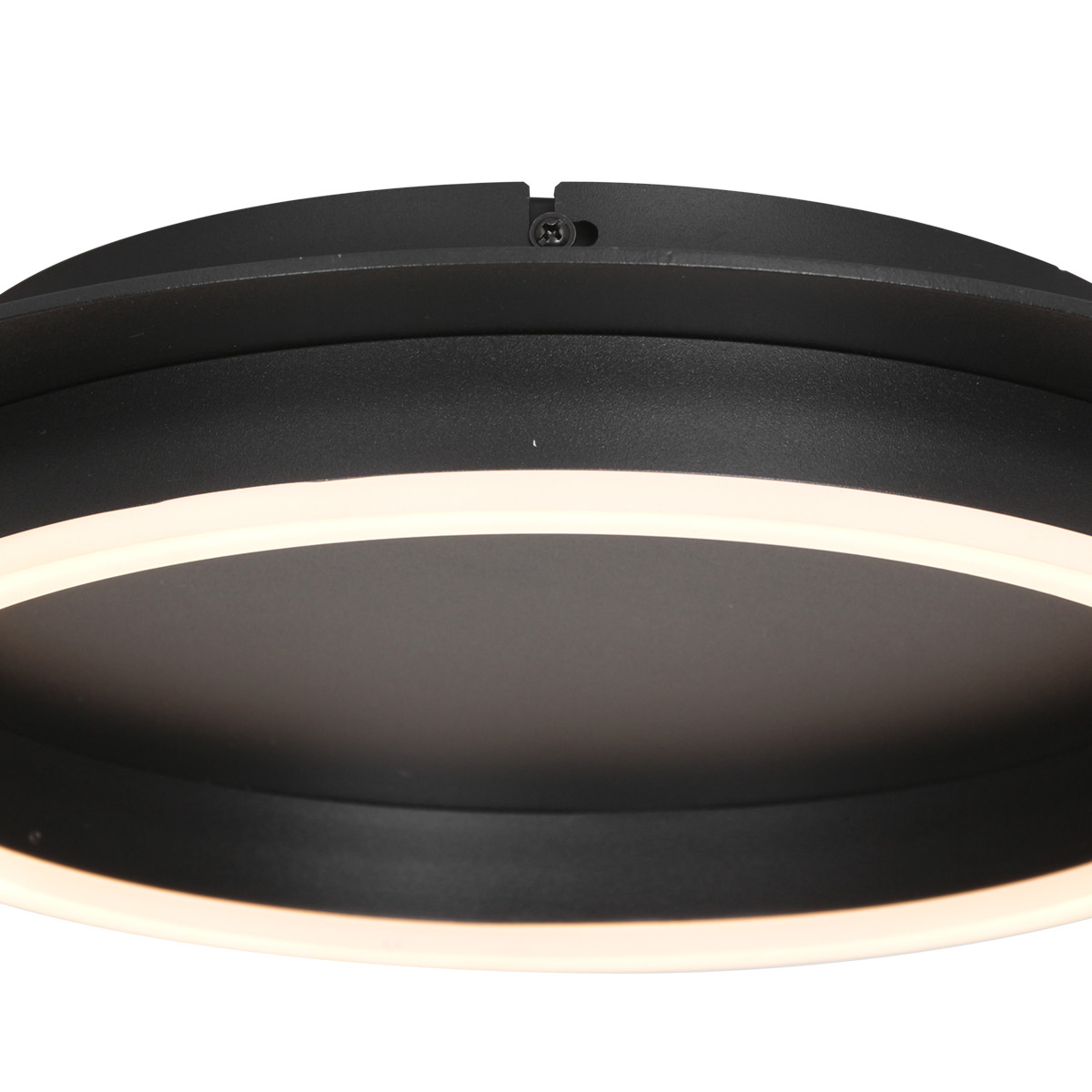 Zwarte plafondlamp met ronde verlichting Steinhauer Ringlux - Afbeelding 7