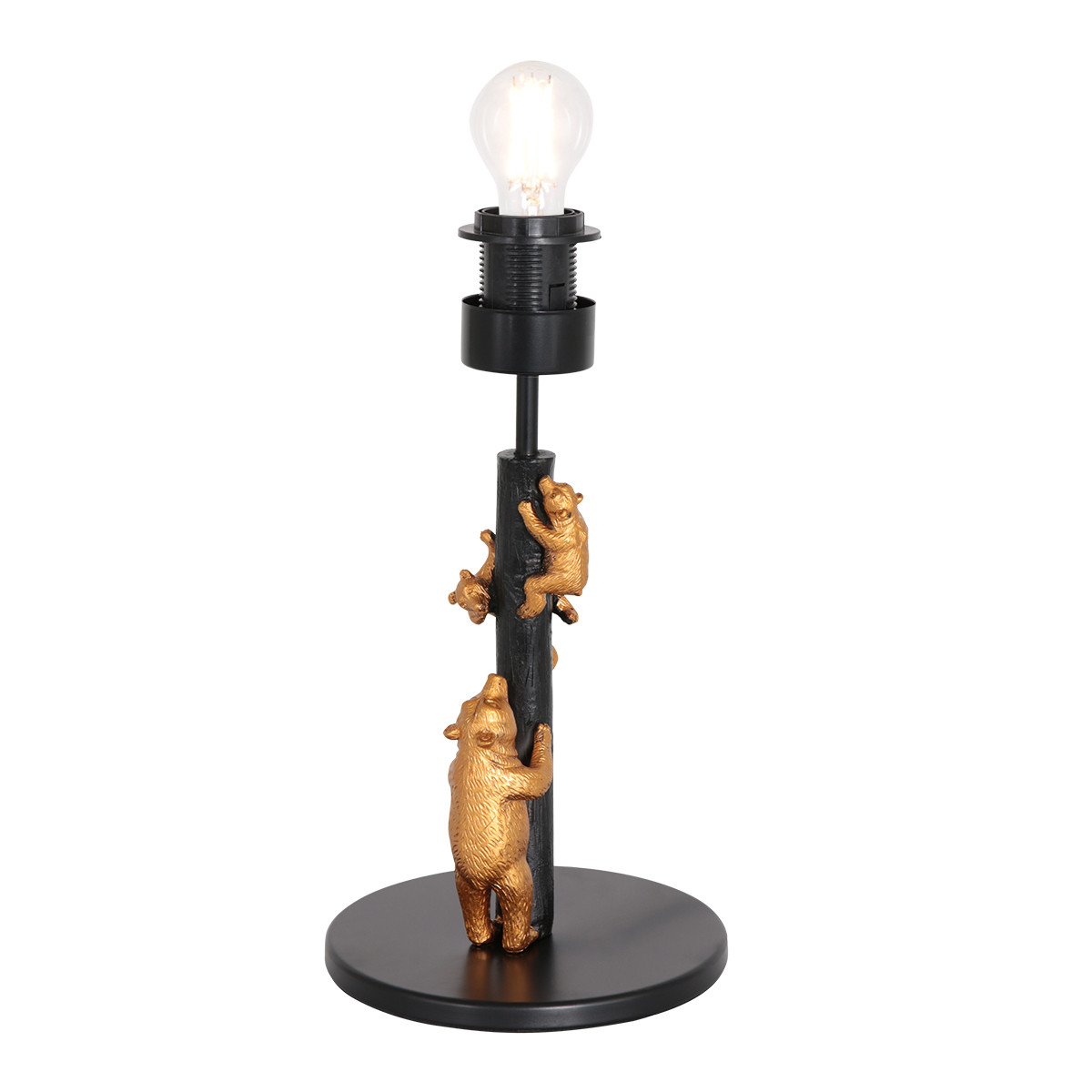 Zwarte tafellamp met dierendetails Anne Light & Home Animaux - Afbeelding 9