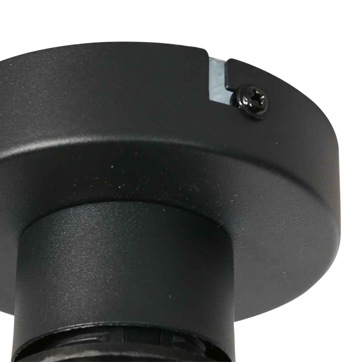 Zwarte plafondlamp met brede touwlampenkap Steinhauer Bloeba - Afbeelding 6
