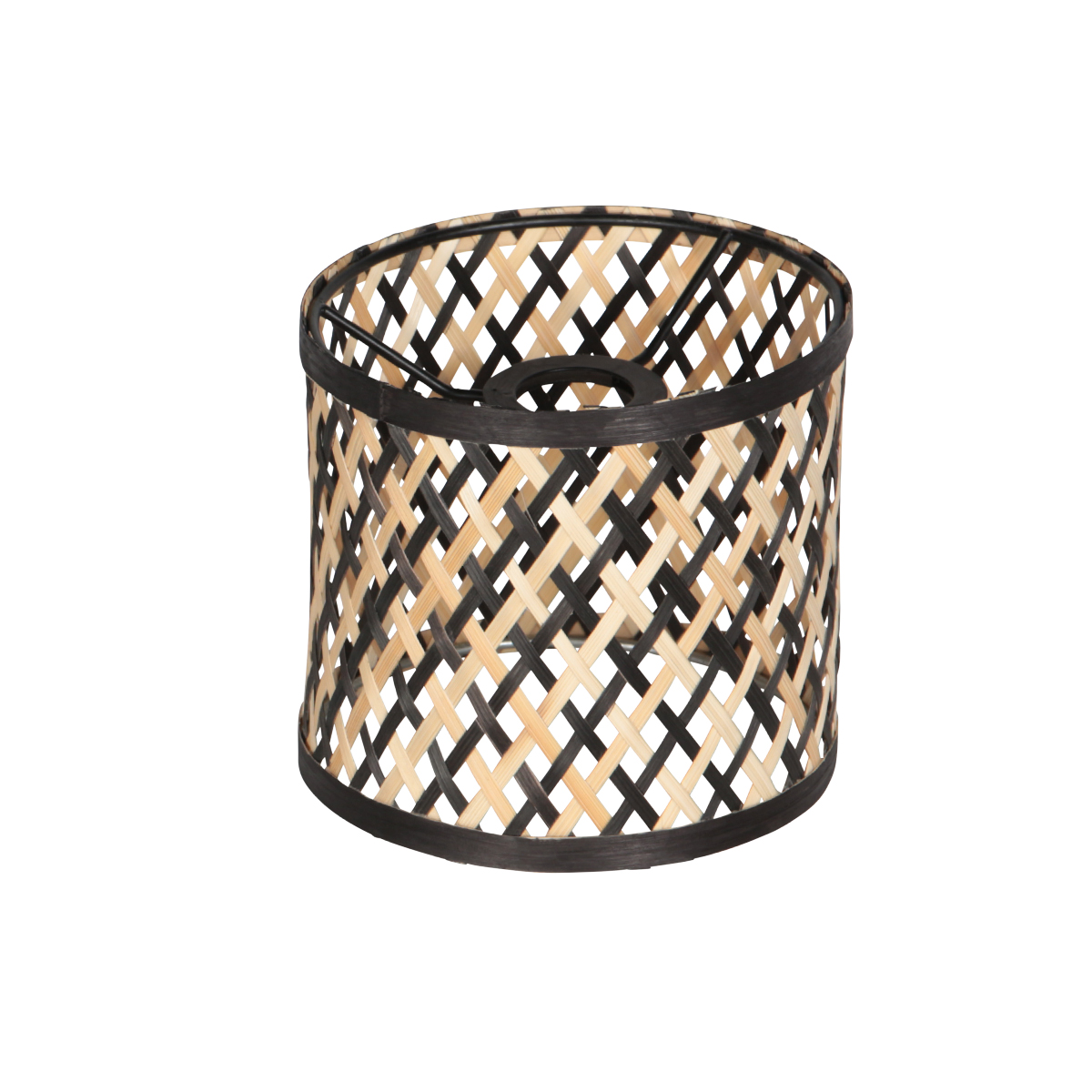 Zwarte vierlichts spot met bamboe accenten Mexlite Bambus - Afbeelding 5